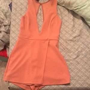 Deep V Romper with Skort